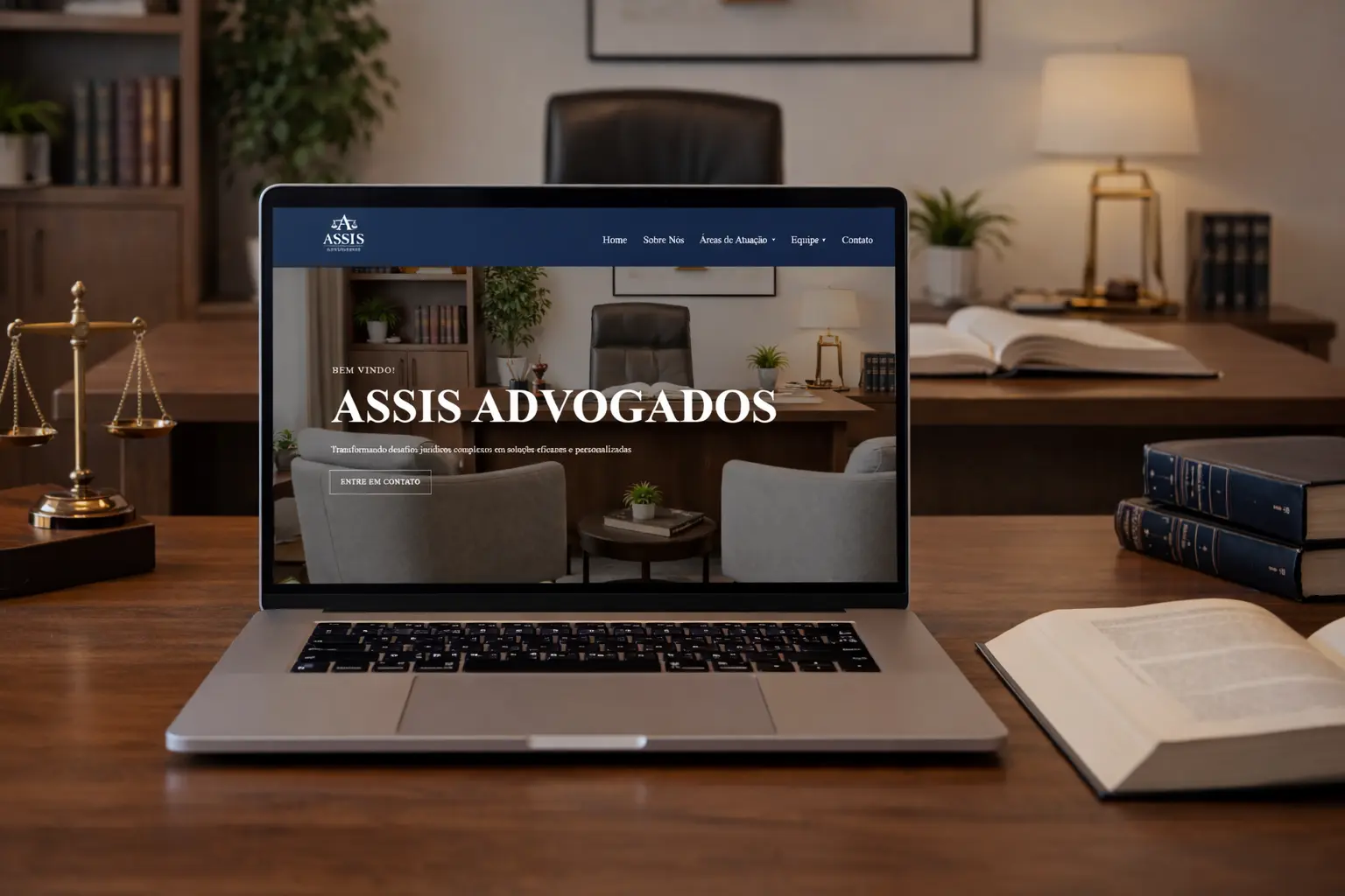 Modelo de Site Advocacia